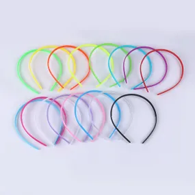 Korean Version Of The Popular Cute Children Diy Plastic WithTeeth Candy Color Head Hoop Headdress Headband Hair OrnamentsC001