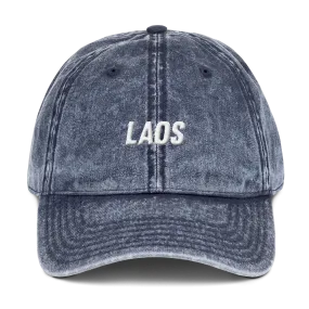 Laos OG Logo Vintage Cotton Twill Cap
