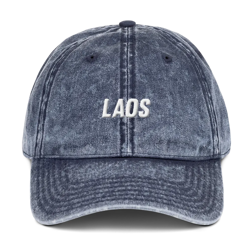Laos OG Logo Vintage Cotton Twill Cap