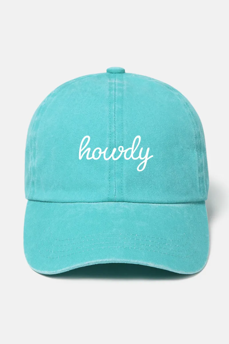 LCAP2787 - Howdy Script Baseball Cap
