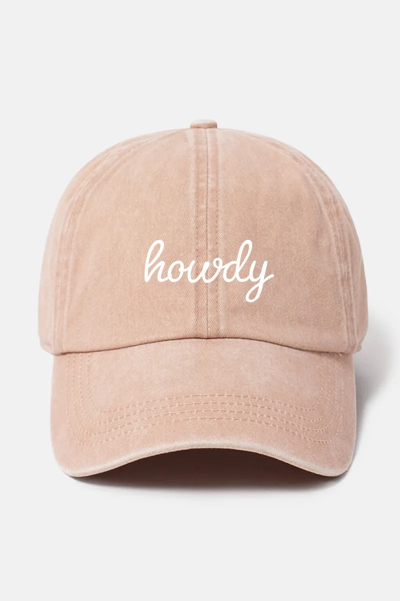 LCAP2787 - Howdy Script Baseball Cap