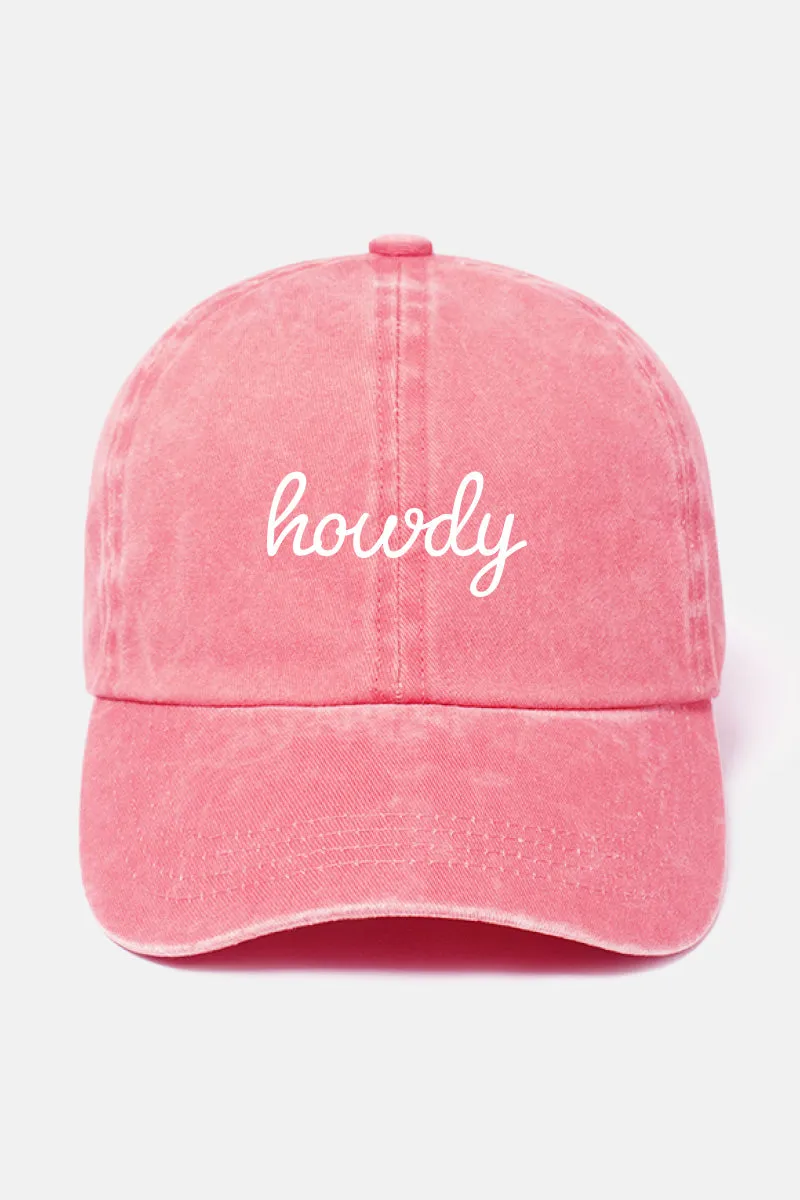 LCAP2787 - Howdy Script Baseball Cap