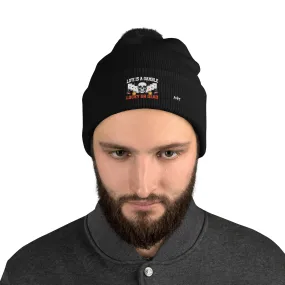 Life is a Gamble; Lucky or Dead - Pom-Pom Beanie