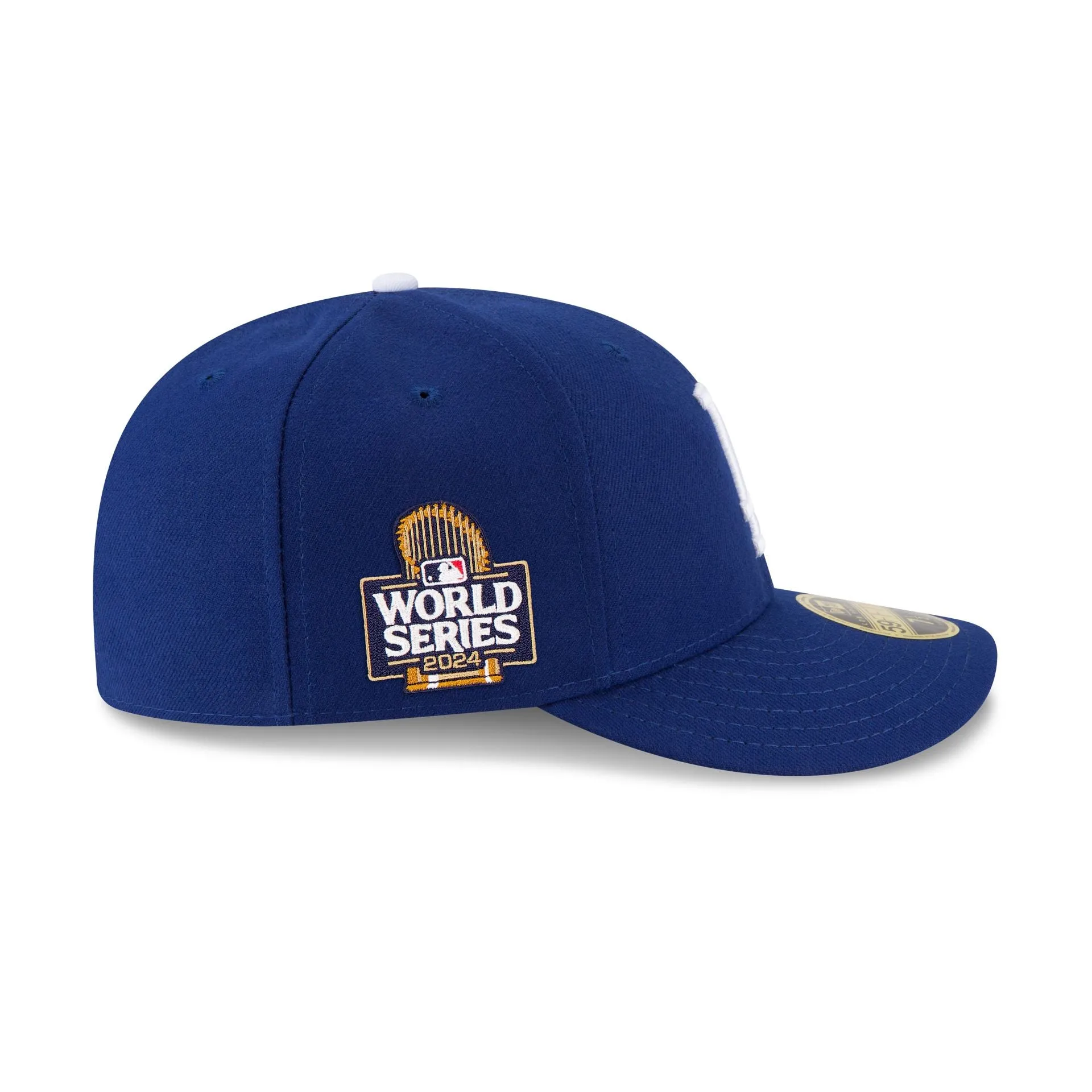 Los Angeles Dodgers 2024 World Series Side Patch Low Profile 59FIFTY Fitted Hat