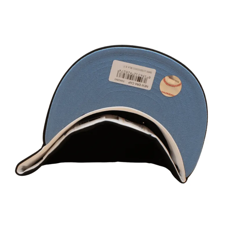 Los Angeles Dodgers Cooperstown 59Fifty Fitted 40th Anniversary - Black/Sky Blue