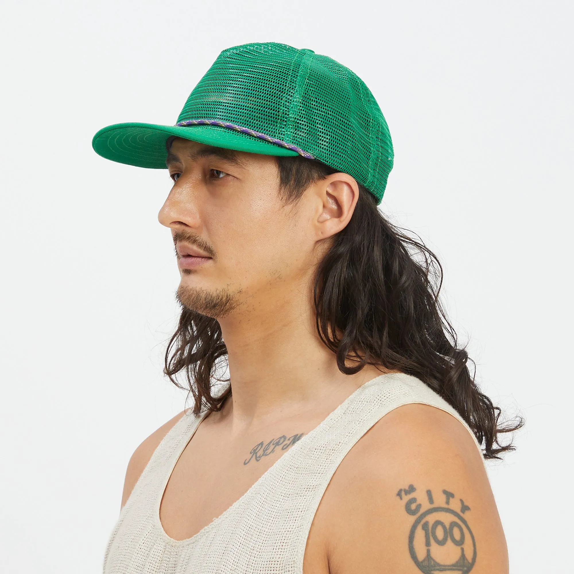 Mesh Hat - Kelly Green Mesh