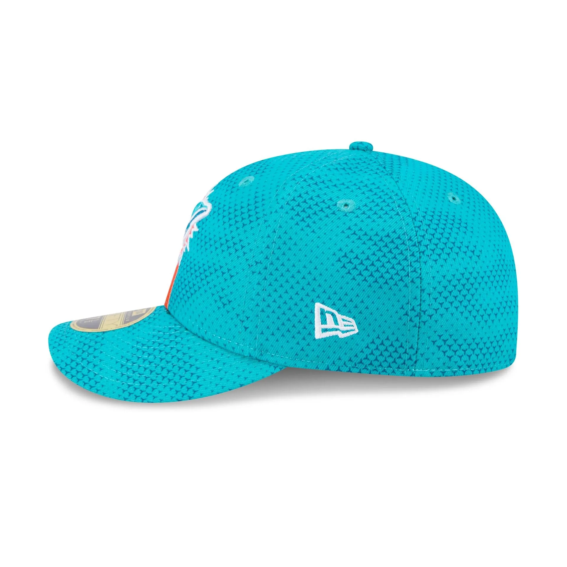 Miami Dolphins 2024 Sideline Low Profile 59FIFTY Fitted Hat