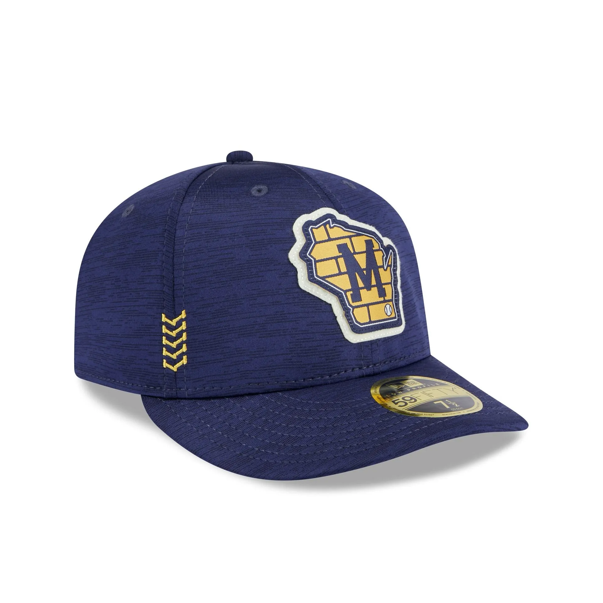 Milwaukee Brewers 2024 Clubhouse Low Profile 59FIFTY Fitted Hat