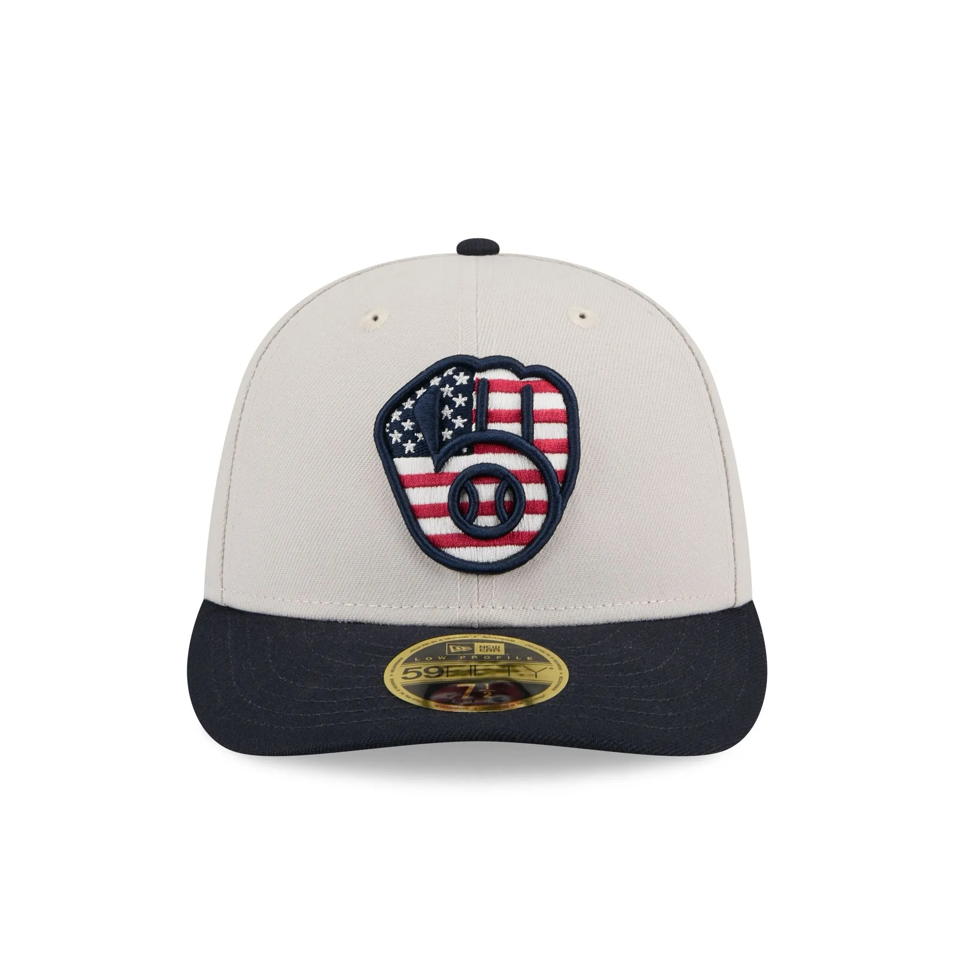Milwaukee Brewers Independence Day 2024 Low Profile 59FIFTY Fitted Hat
