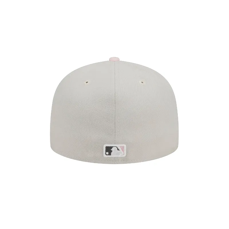 Mothers Day Los Angeles Dodgers 59Fifty Fitted Cap - Stone/Pink