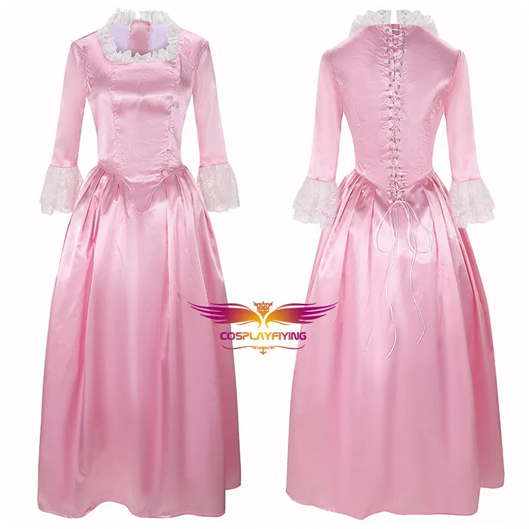 Musical Opera Hamilton Elizabeth Schuyler Eliza the Schuyler Sisters Pink Dress Cosplay Costume for Carnival Halloween Party