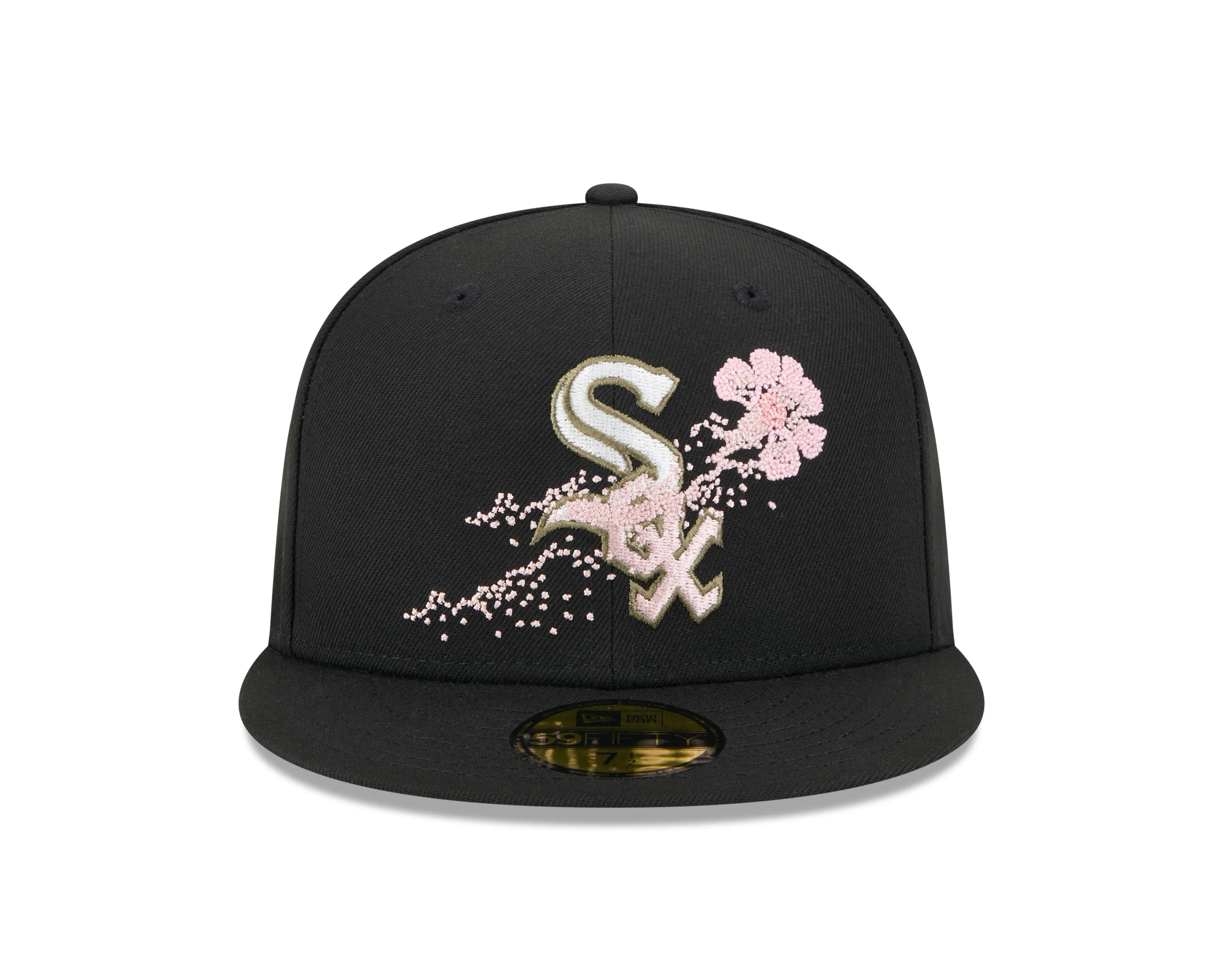 New Era - 59fifty Fitted Cap - Chicago White Sox - DOTTED FLORAL - Black
