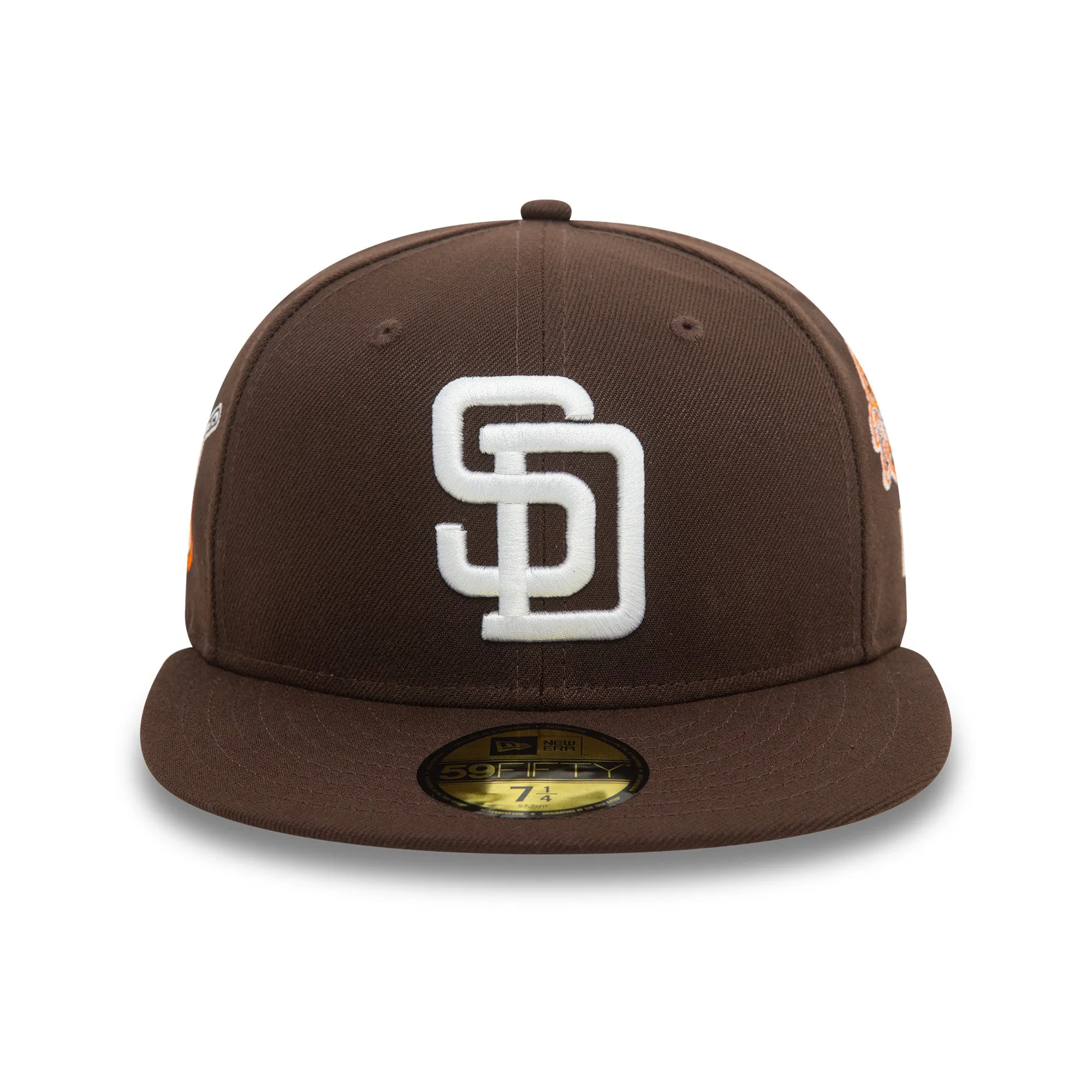New Era - 59FIFTY Fitted Cap - Cooperstown Patch - San Diego Padres - Brown