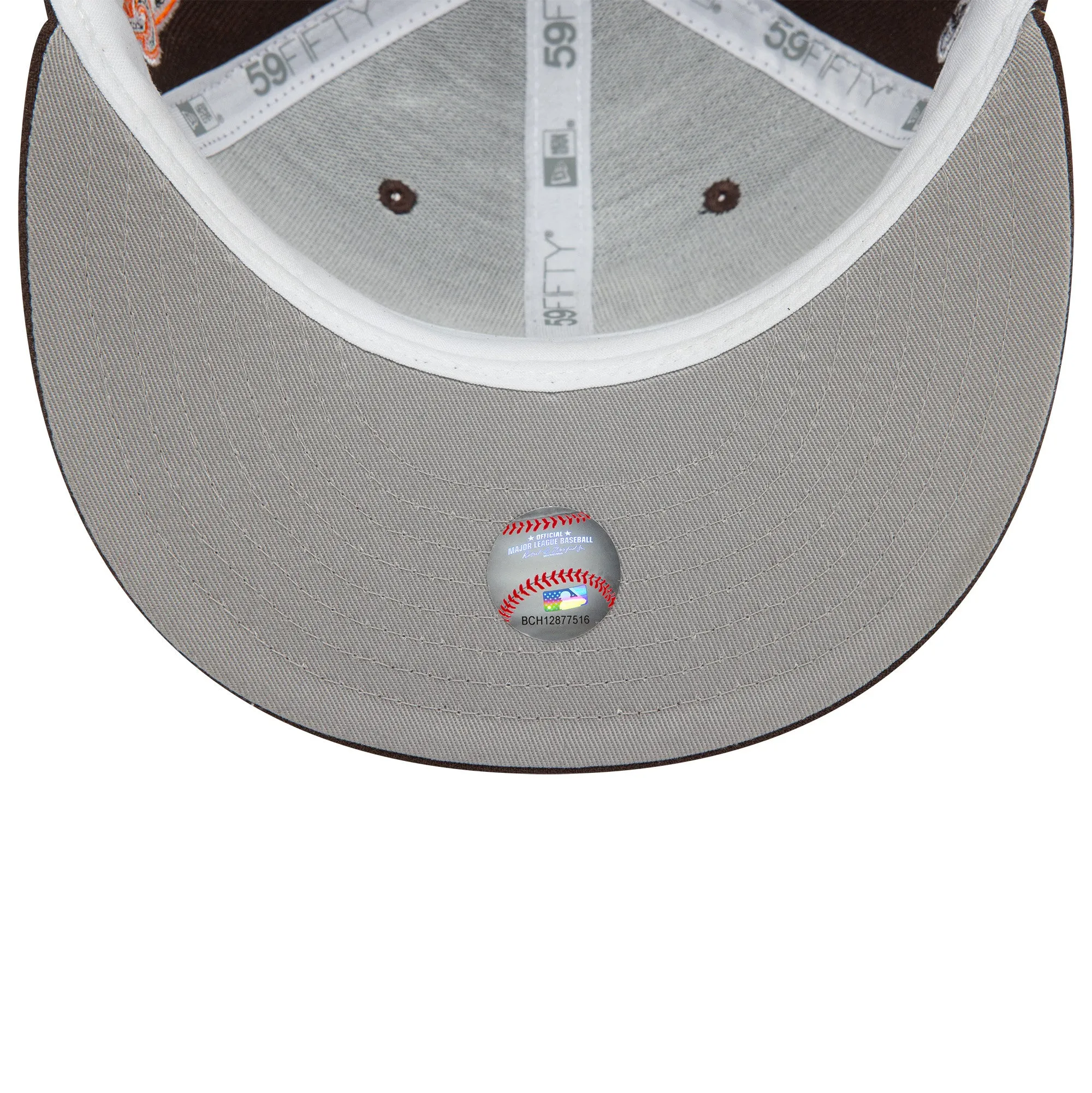 New Era - 59FIFTY Fitted Cap - Cooperstown Patch - San Diego Padres - Brown