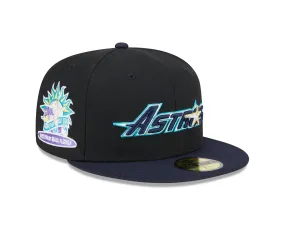 New Era - 59fifty Fitted Cap - Houston Astros - RETRO SPRING TRAINING - Black