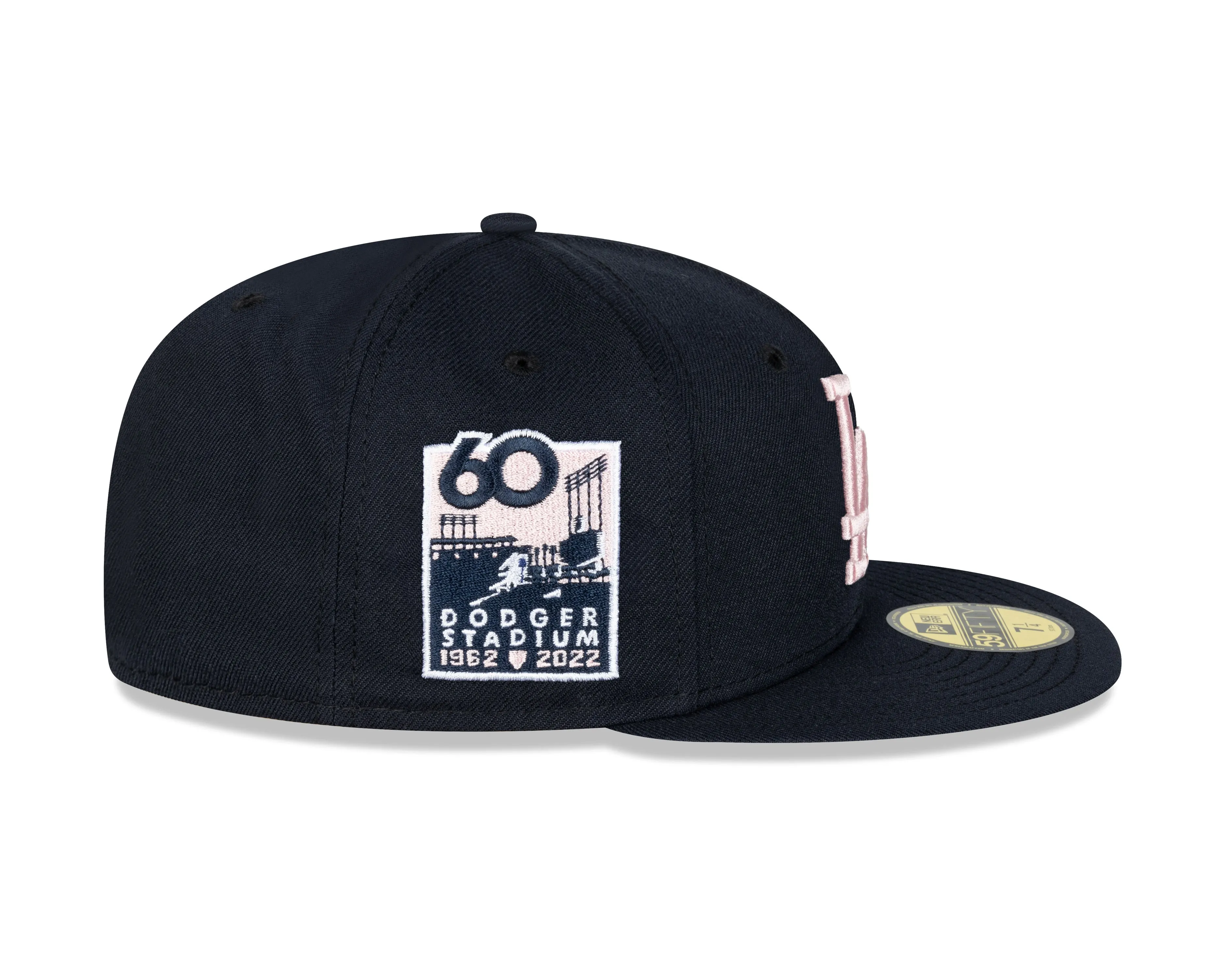 New Era - 59FIFTY Fitted Cap - Los Angeles Dodgers - 60th Anniversary - Navy/Pink