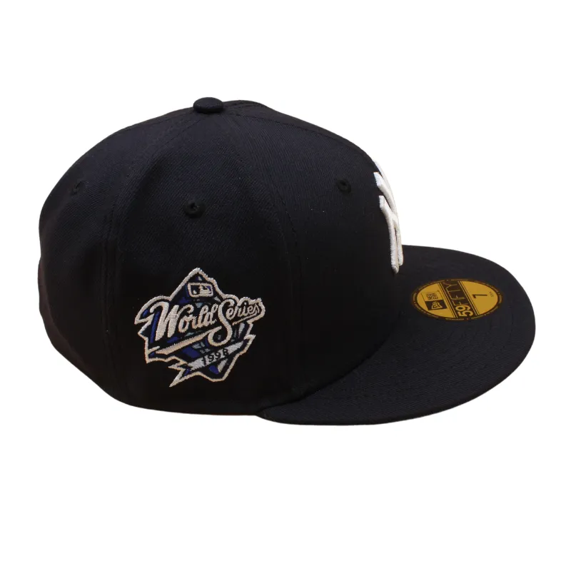 New Era - 59FIFTY Fitted -  New York Yankees Cooperstown - 1998 WS - Navy/Sky Blue UV