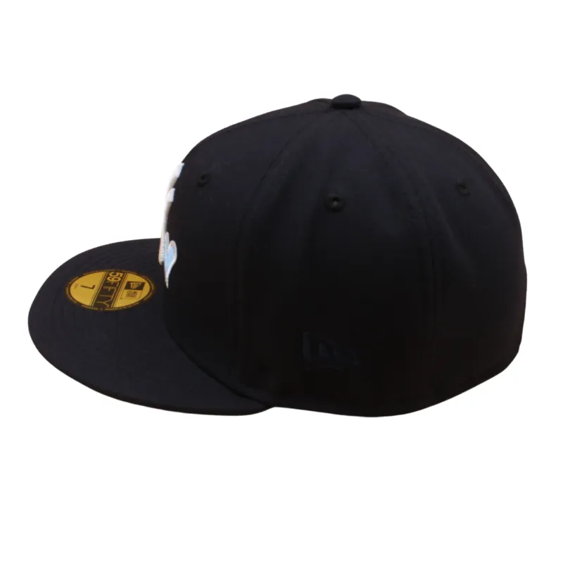 New Era - 59FIFTY Fitted -  New York Yankees Cooperstown - 1998 WS - Navy/Sky Blue UV