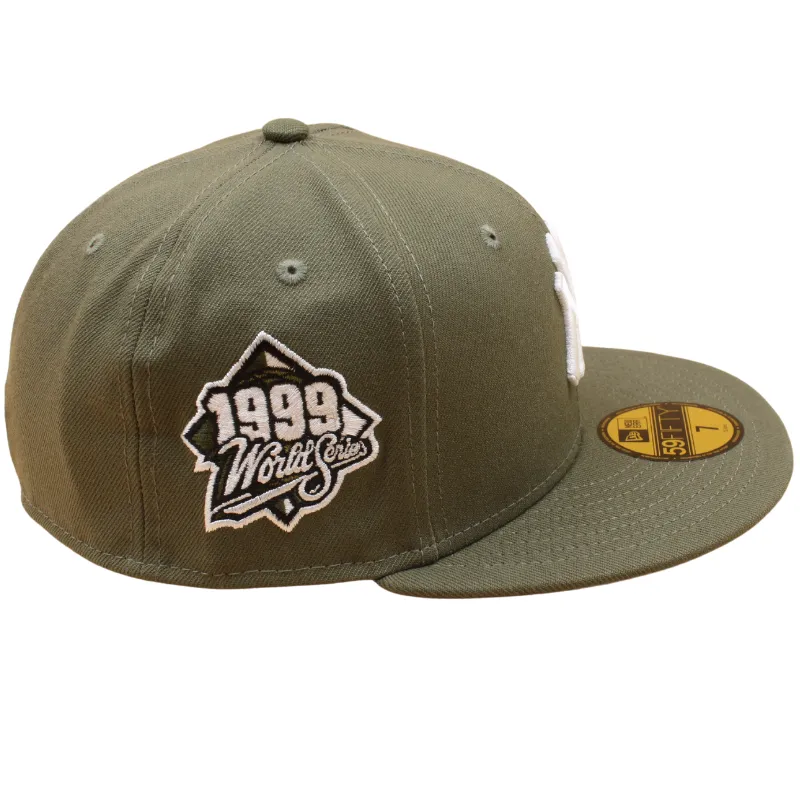 New Era - 59FIFTY Fitted - New York Yankees - World Series 1999 - Olive/Grey UV