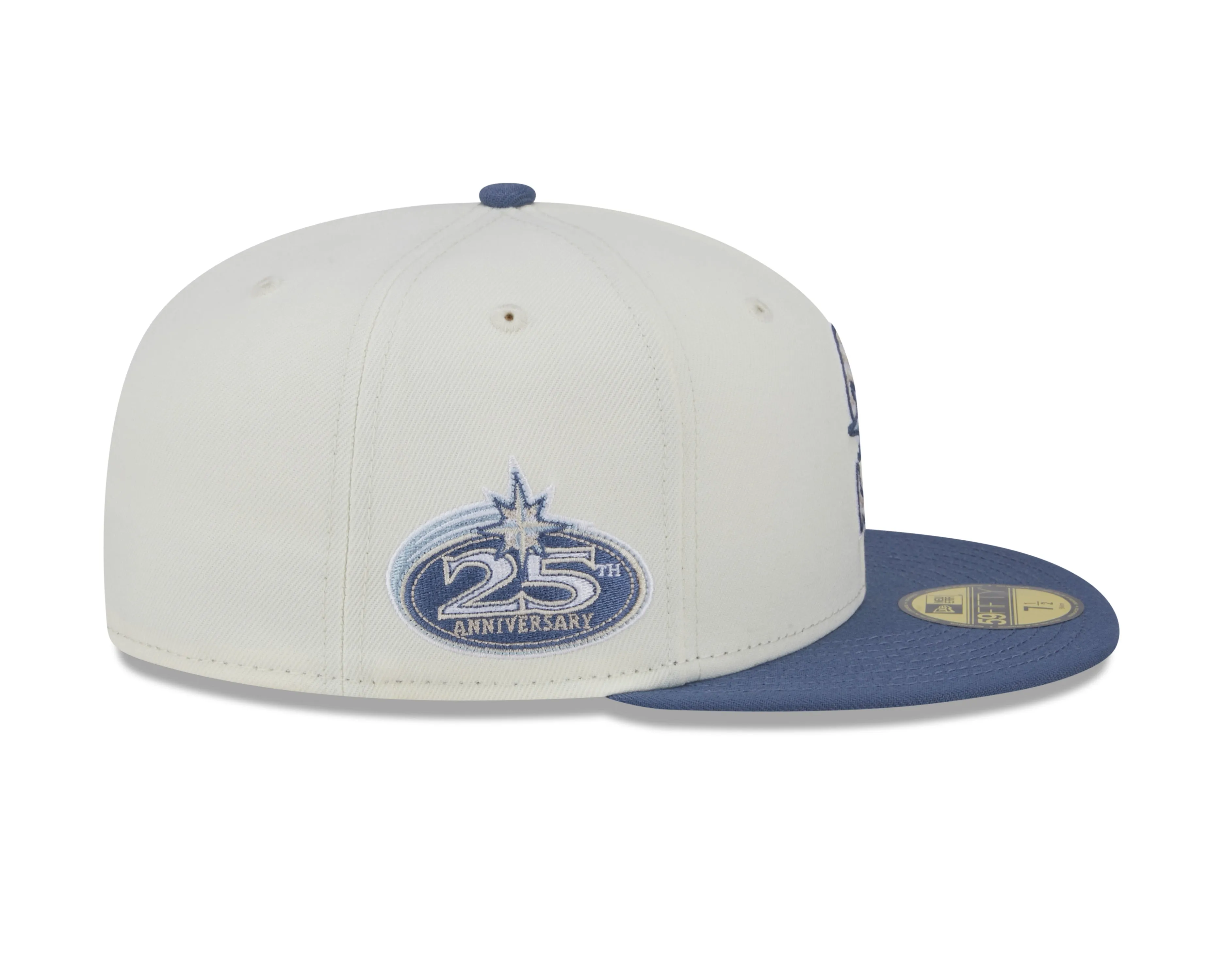 New Era - 59Fifty Fitted - Seattle Mariners - Wavy Chainstitch - White