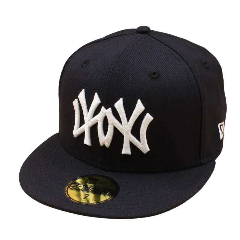 New Era - 59FIFTY - New York Yankees Cooperstown - MIRROR - Navy/Grey UV