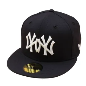 New Era - 59FIFTY - New York Yankees Cooperstown - MIRROR - Navy/Grey UV