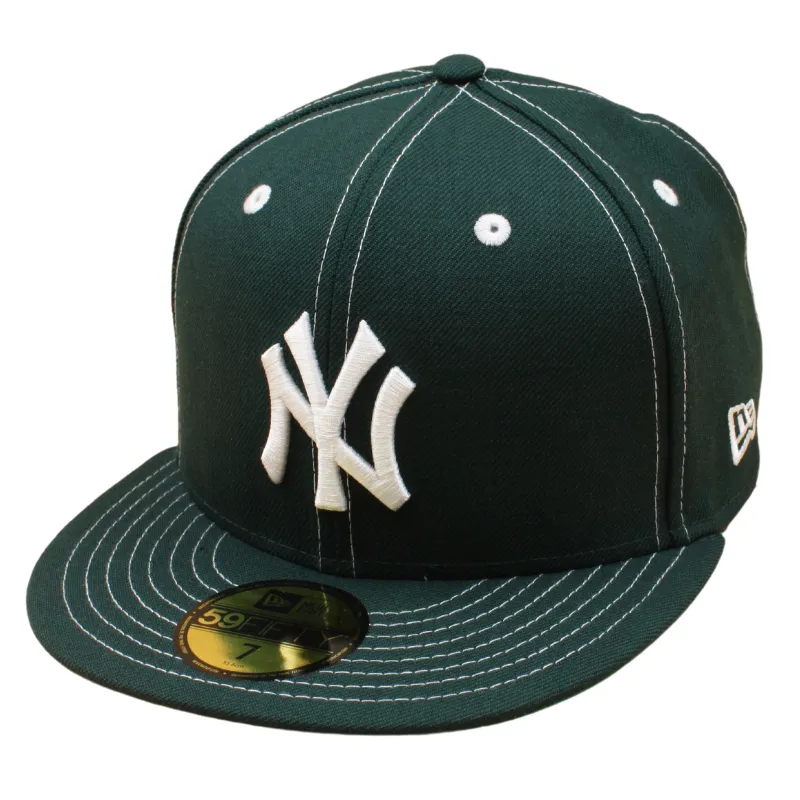 New Era - 59FIFTY - New York Yankees - Outside Stitch - Dark Green/Green UV