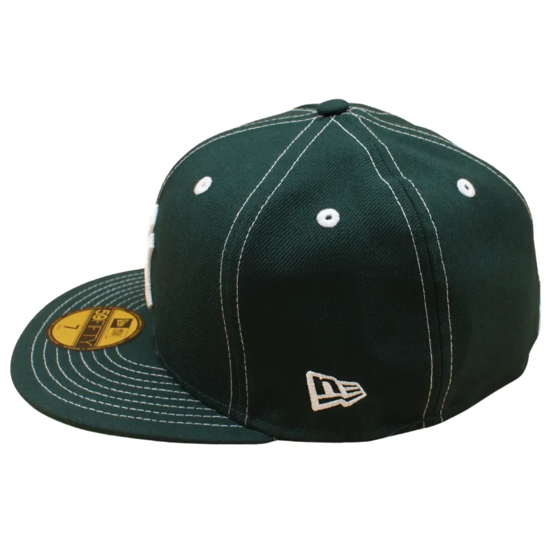 New Era - 59FIFTY - New York Yankees - Outside Stitch - Dark Green/Green UV