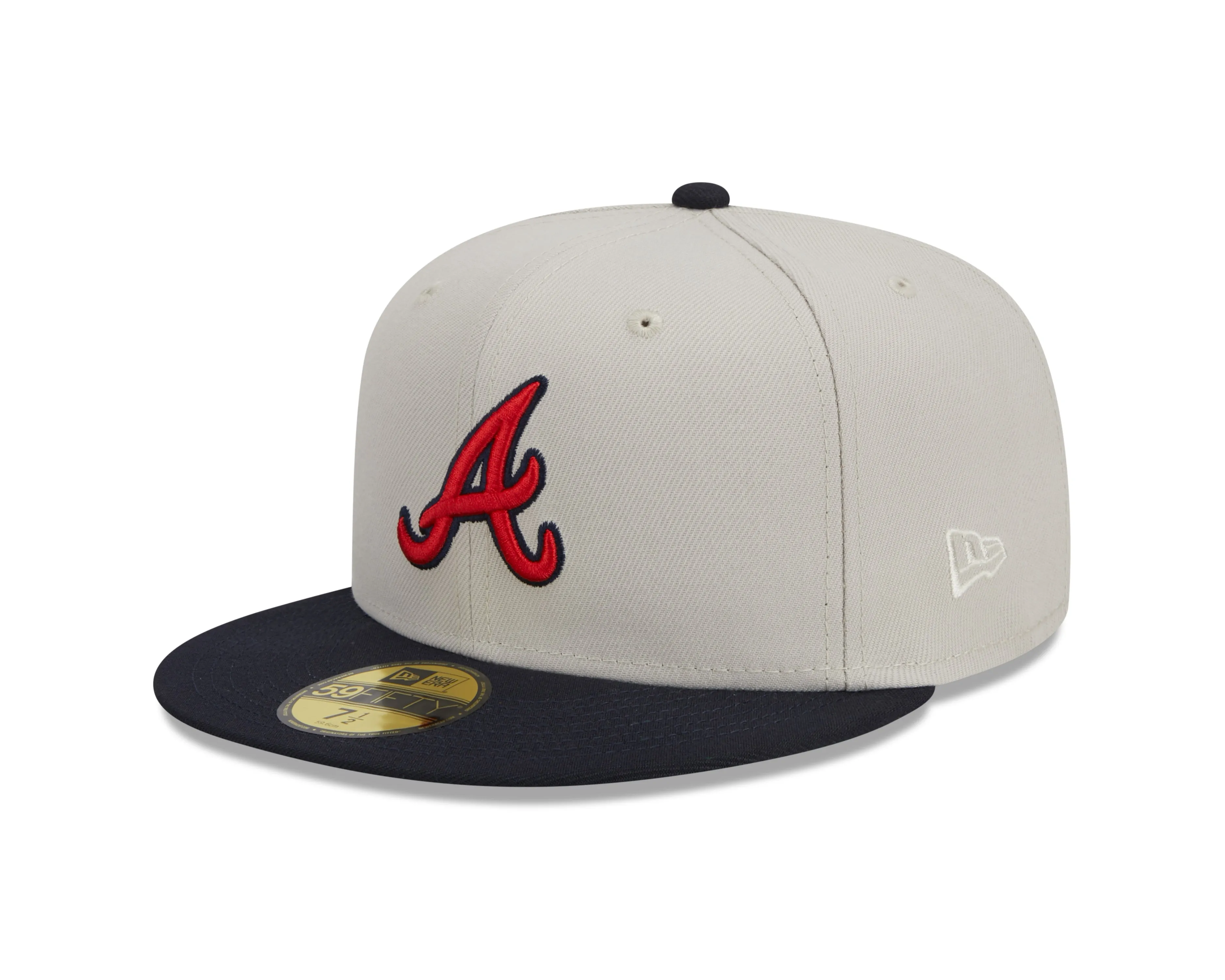 New Era - Atlanta Braves - 59Fifty Fitted - FARM TEAM - Stone