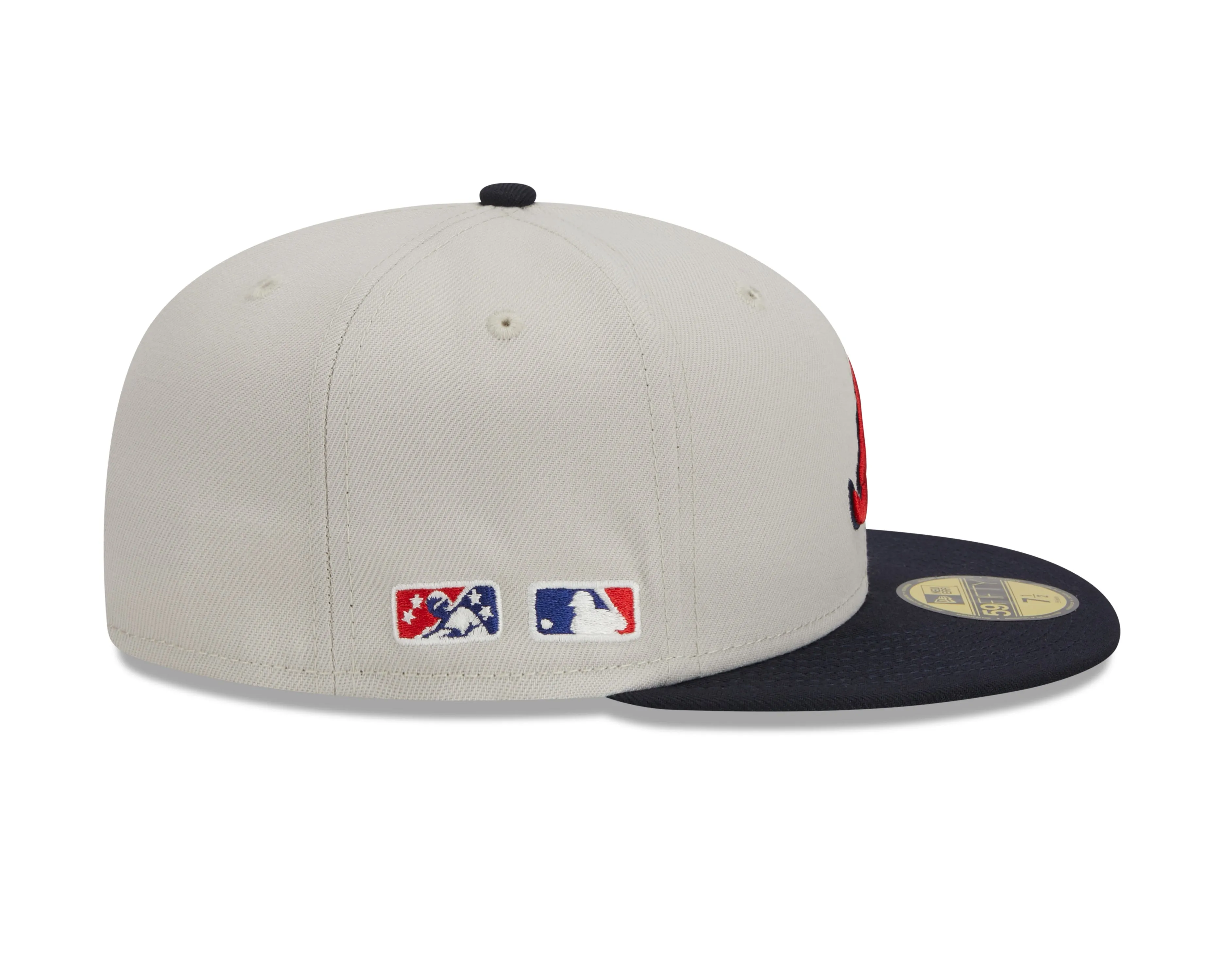 New Era - Atlanta Braves - 59Fifty Fitted - FARM TEAM - Stone