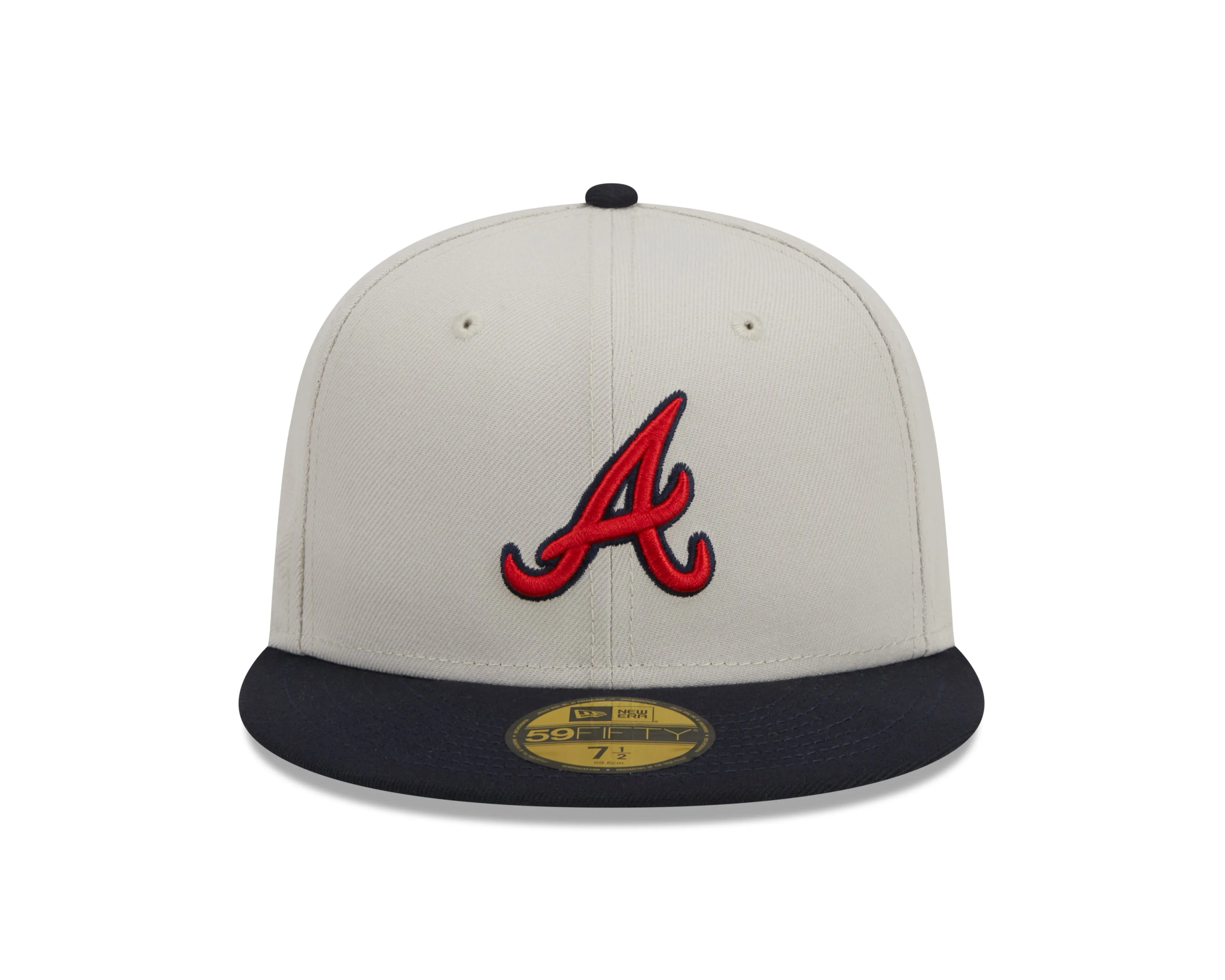 New Era - Atlanta Braves - 59Fifty Fitted - FARM TEAM - Stone