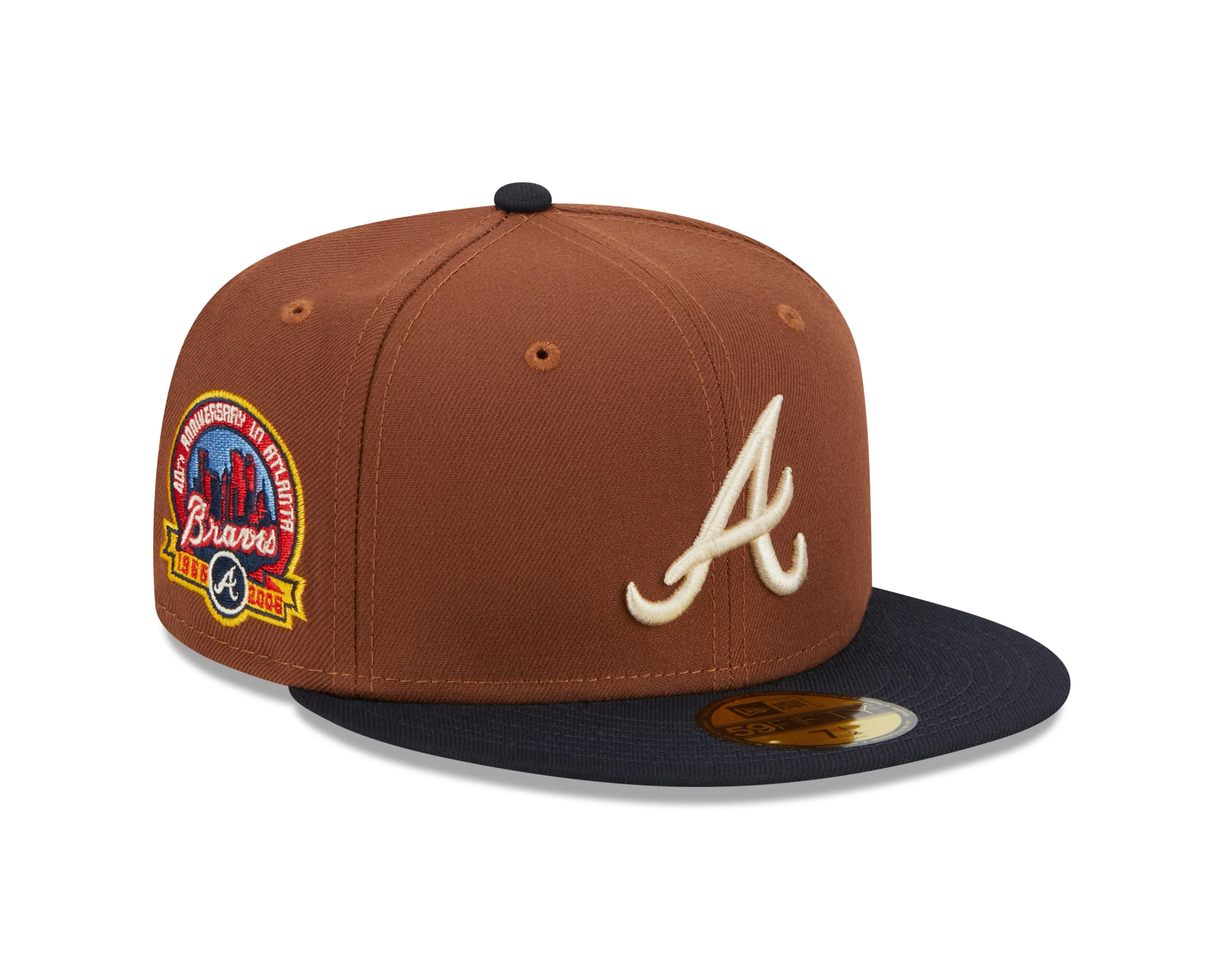 New Era - Atlanta Braves - HARVEST 59FIFTY Cap - Brown