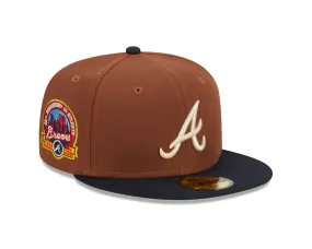New Era - Atlanta Braves - HARVEST 59FIFTY Cap - Brown