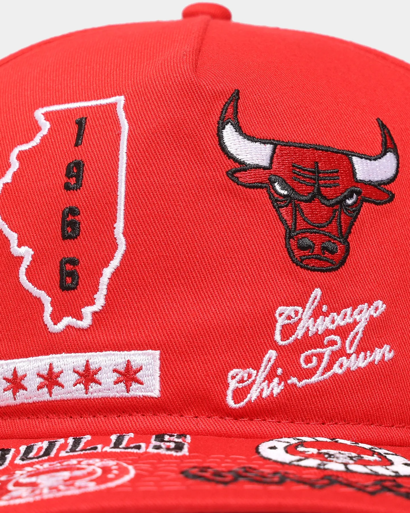 New Era Chicago Bulls 'Team Multi Logo' Old Golfer Snapback Team/Multi