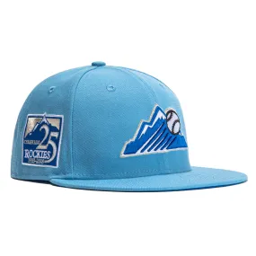 New Era  Iceberg Colorado Rockies 25th Anniversary 2022 59FIFTY Fitted Hat