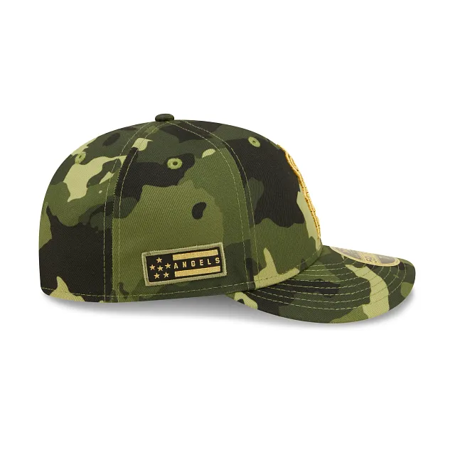 New Era  Los Angeles Angels 2022 Armed Forces Day Low Profile 59FIFTY Fitted Hat