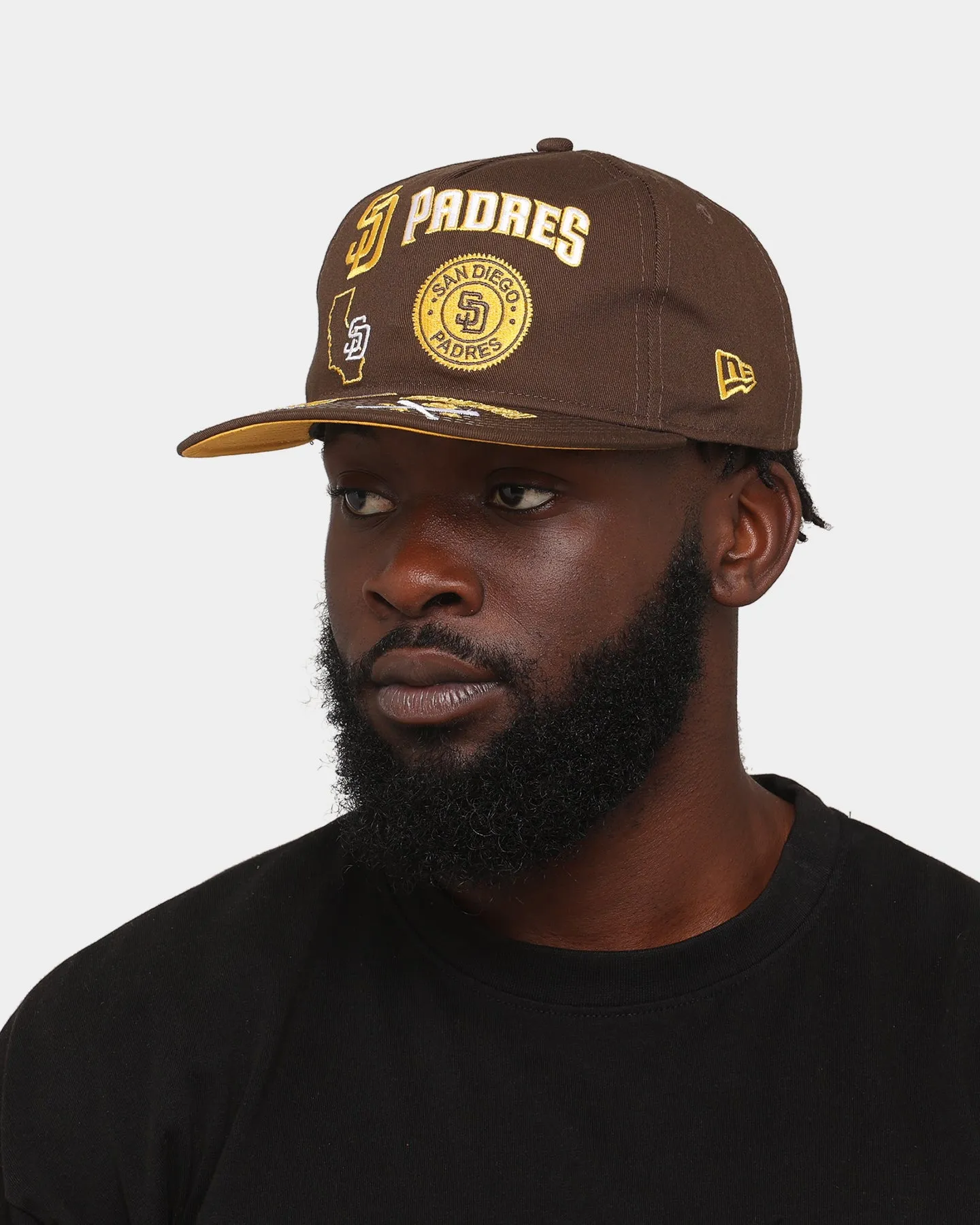 New Era San Diego Padres 'Team Multi Logo' Old Golfer Snapback Team/Multi