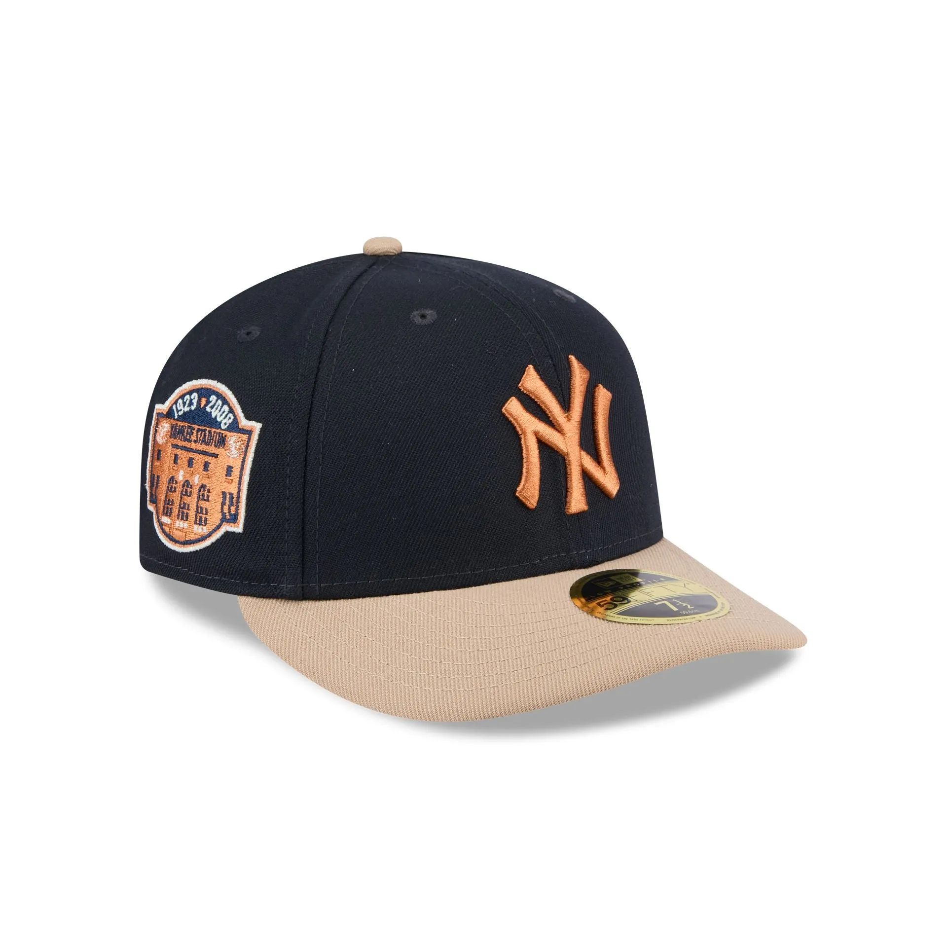New York Yankees Blue Ivory Low Profile 59FIFTY Fitted Hat