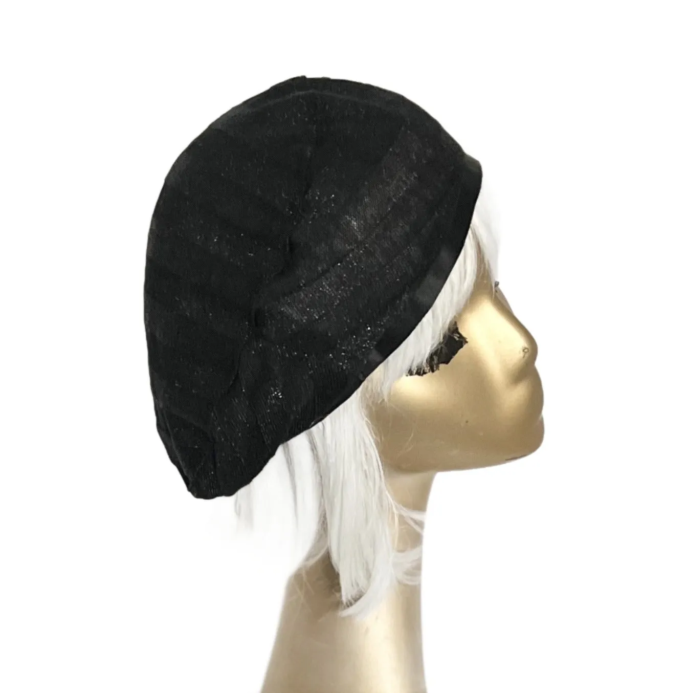 Oversized Lurex Beret
