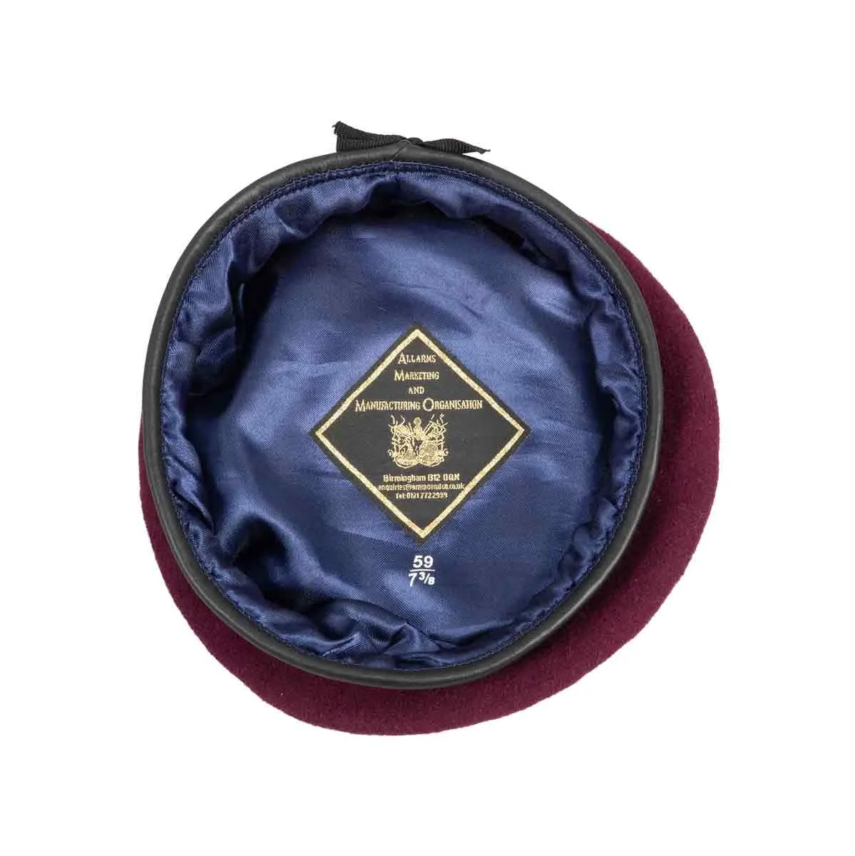 Parachute Regiment Maroon Beret Silk Lined
