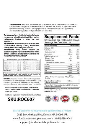 Performance Whey Protein