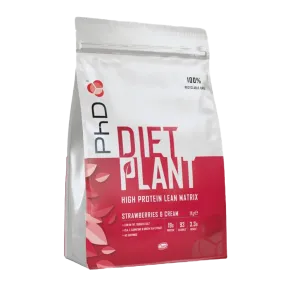 PhD Diet Plant, Strawberries & Cream 1000g