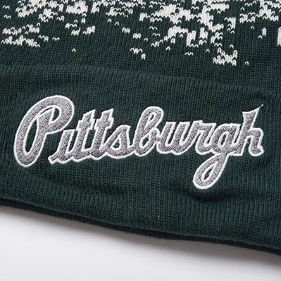 PITTSBURGH PIRATES ANCIENT CULTURE 4 DART OPEN GREEN BEANIE