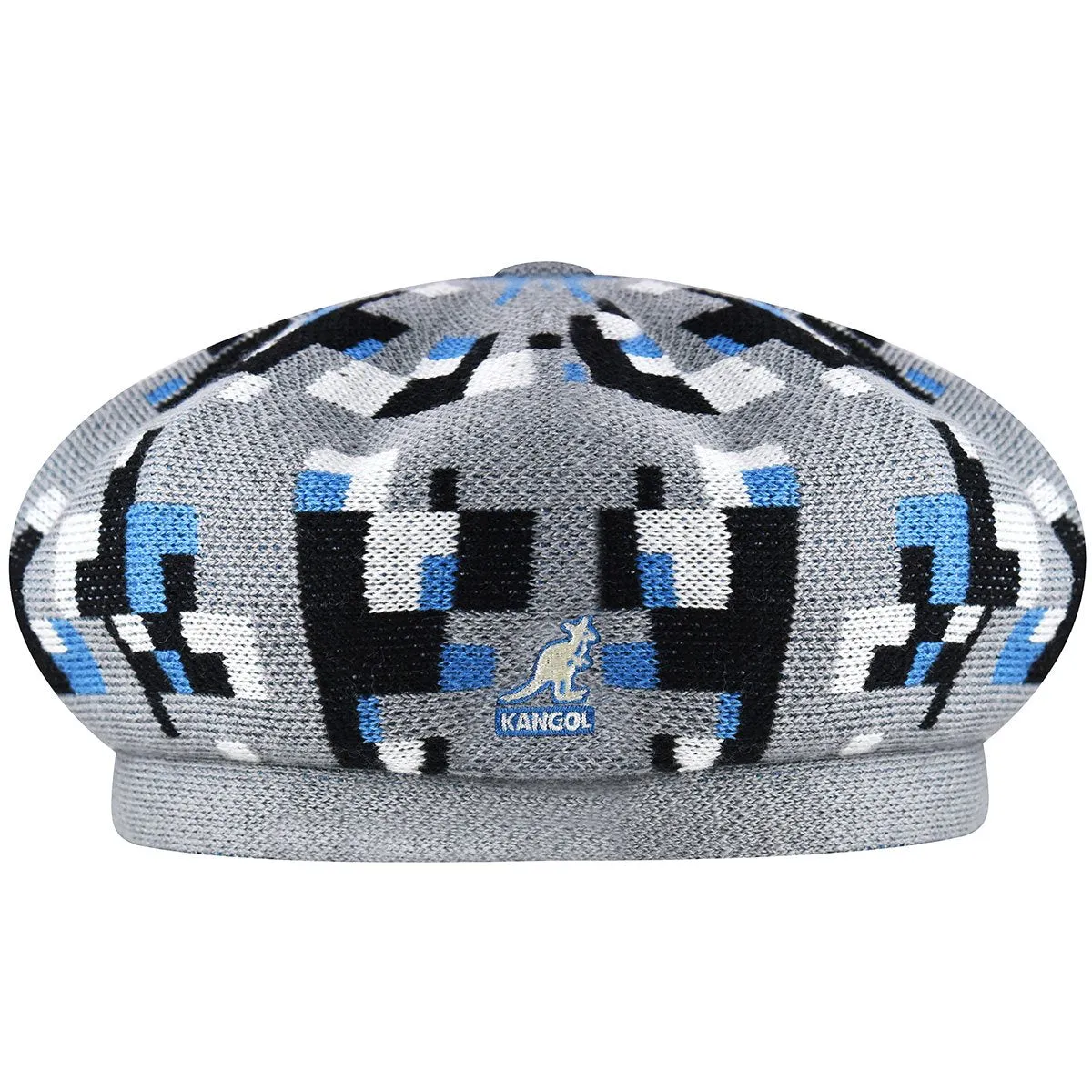 Pixelated Plaid Beret