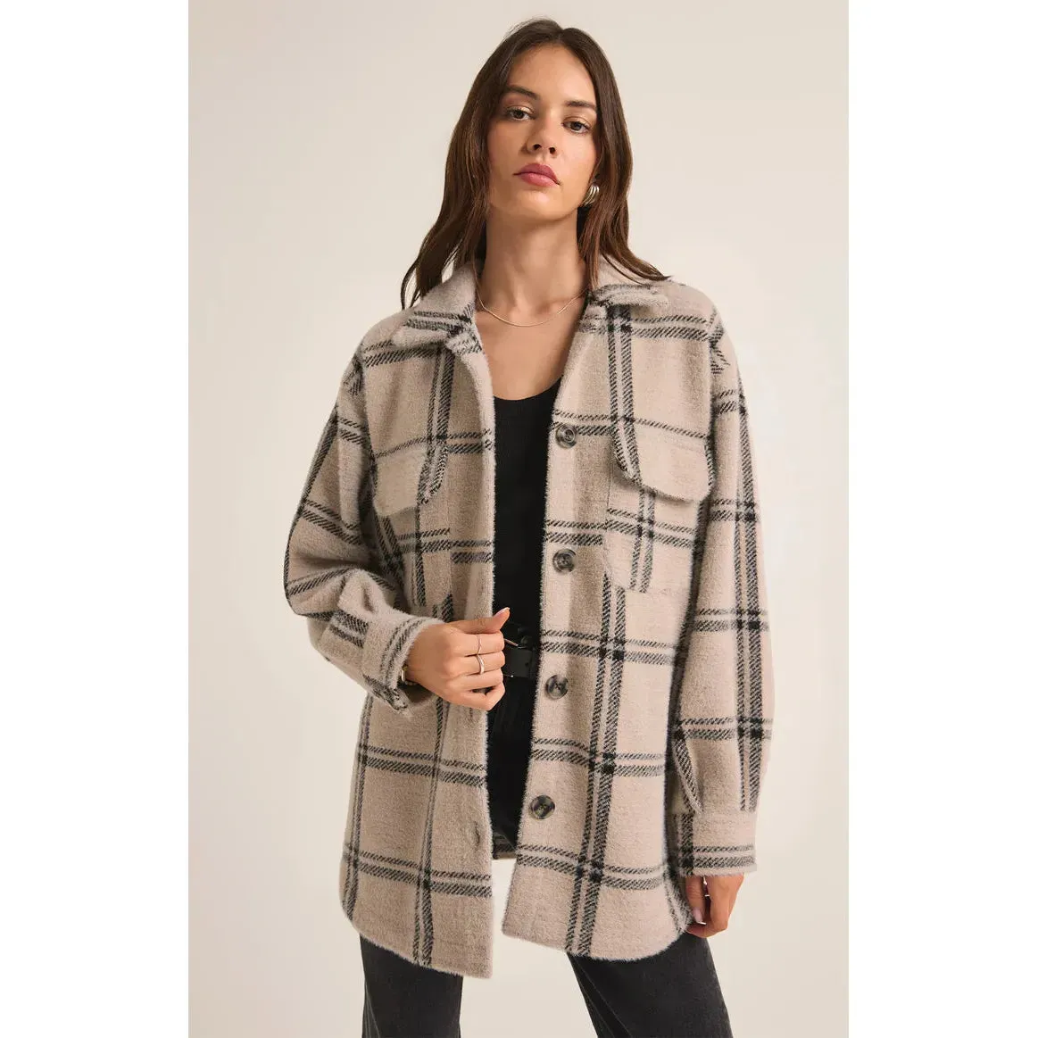 Plaid Trucker Jacket