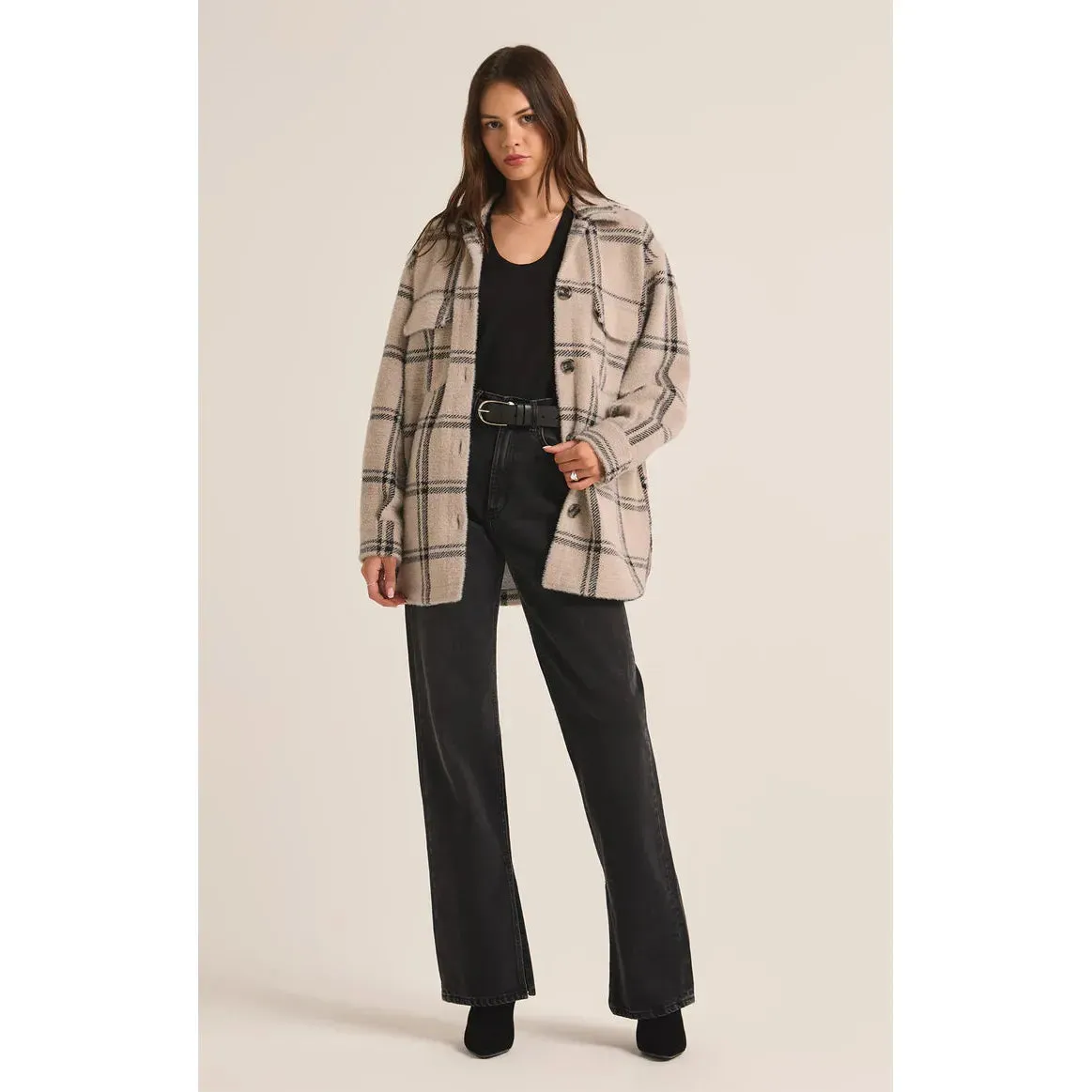 Plaid Trucker Jacket