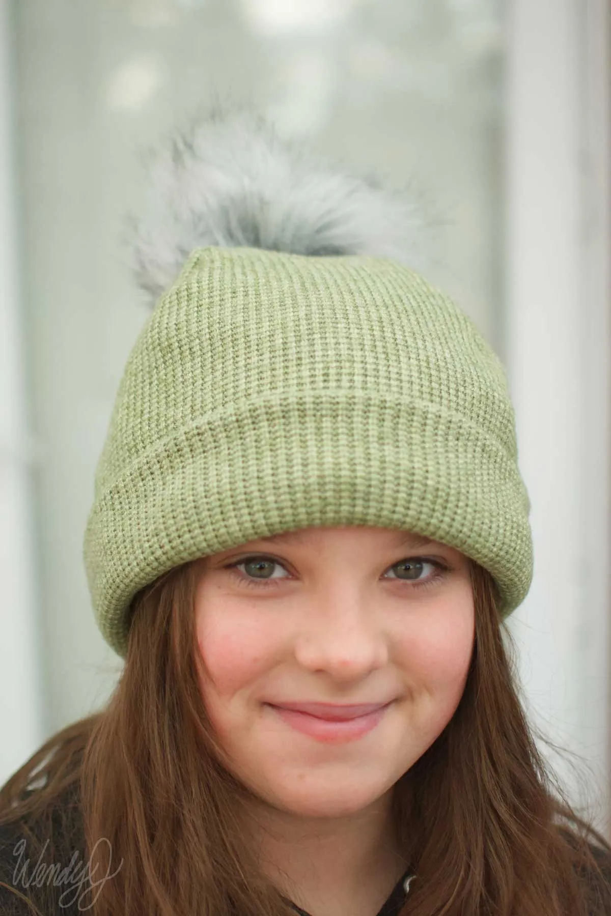 Rossey Satin Lined Pom Pom Beanie