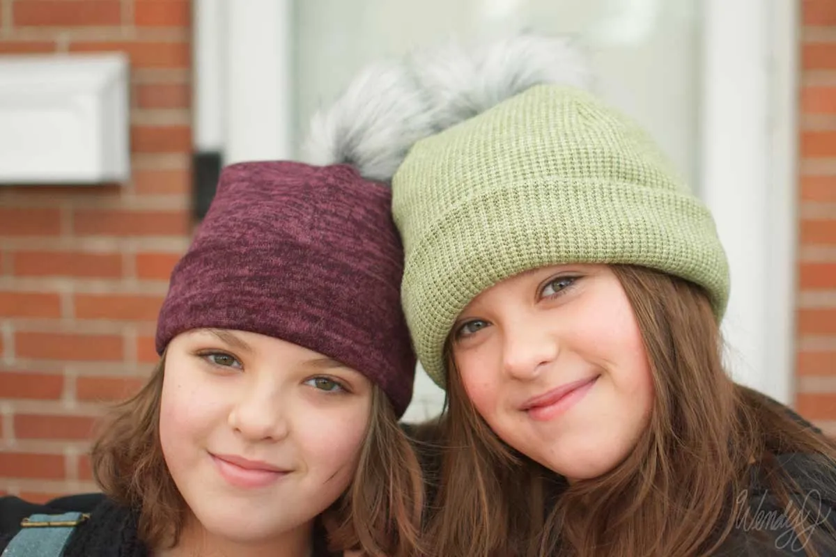 Rossey Satin Lined Pom Pom Beanie