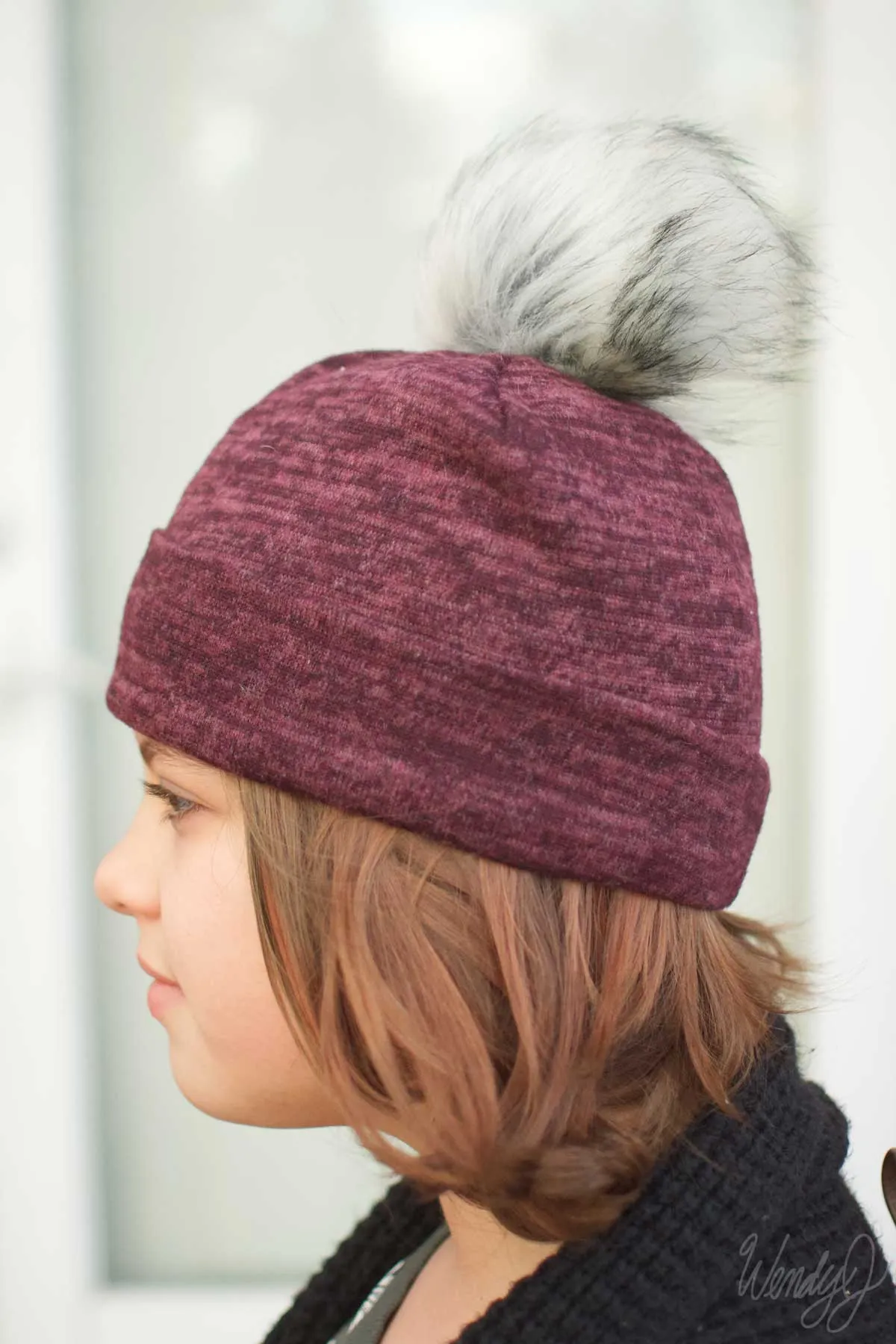 Rossey Satin Lined Pom Pom Beanie