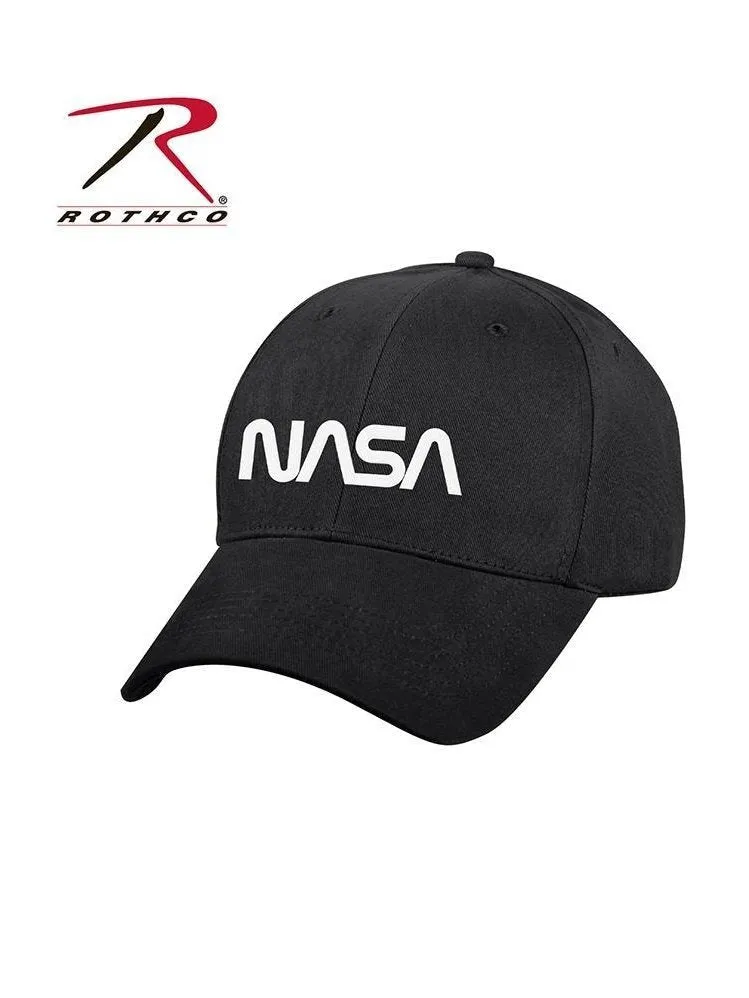 Rothco NASA Worm Logo Low Profile Cap Black 3799